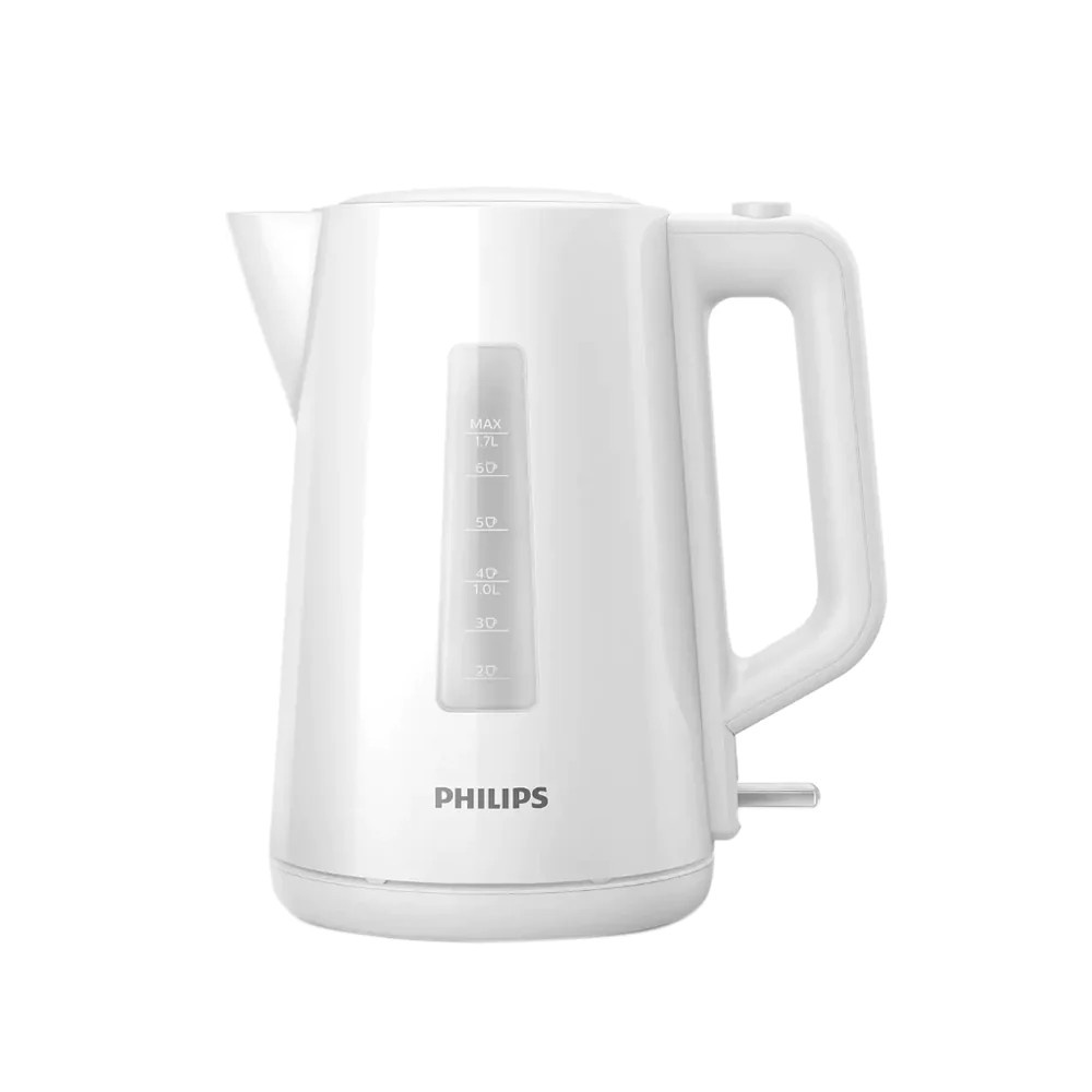 فيليبس غلاية كهربائية بسعة 1.7 لتر وقوة 2200 وات موديل HD9318/01 - أبيض