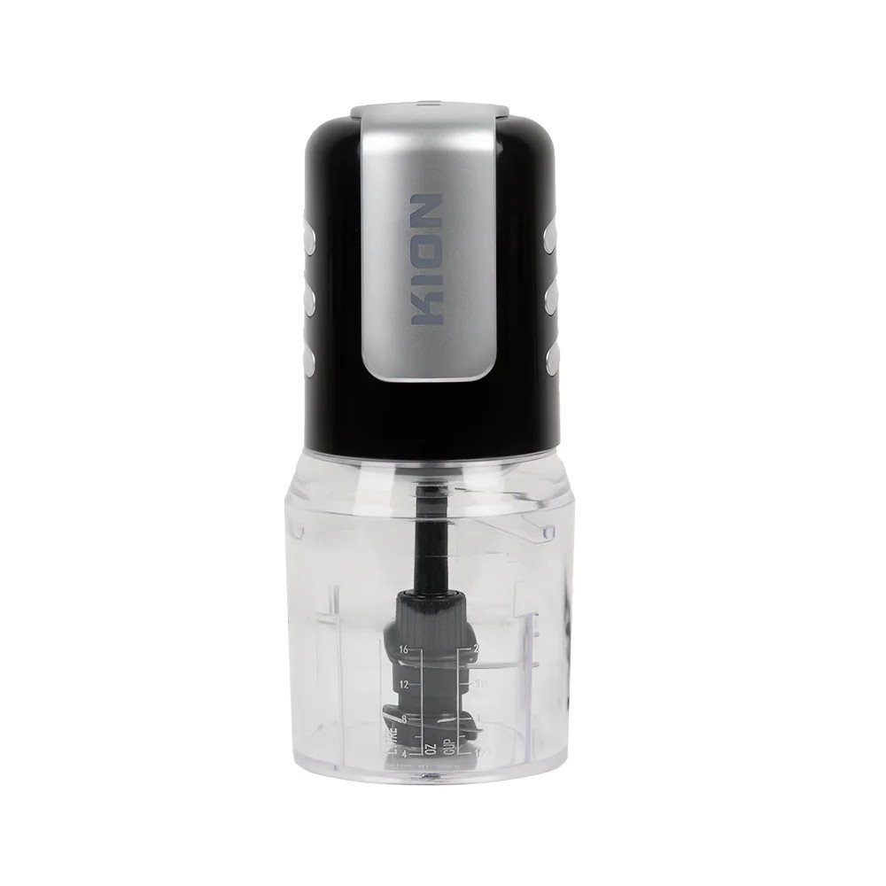 كيون مفرمة طعام كهربائية بسعة 110 مل وقوة 500 وات موديل KHR/5008 - أسود