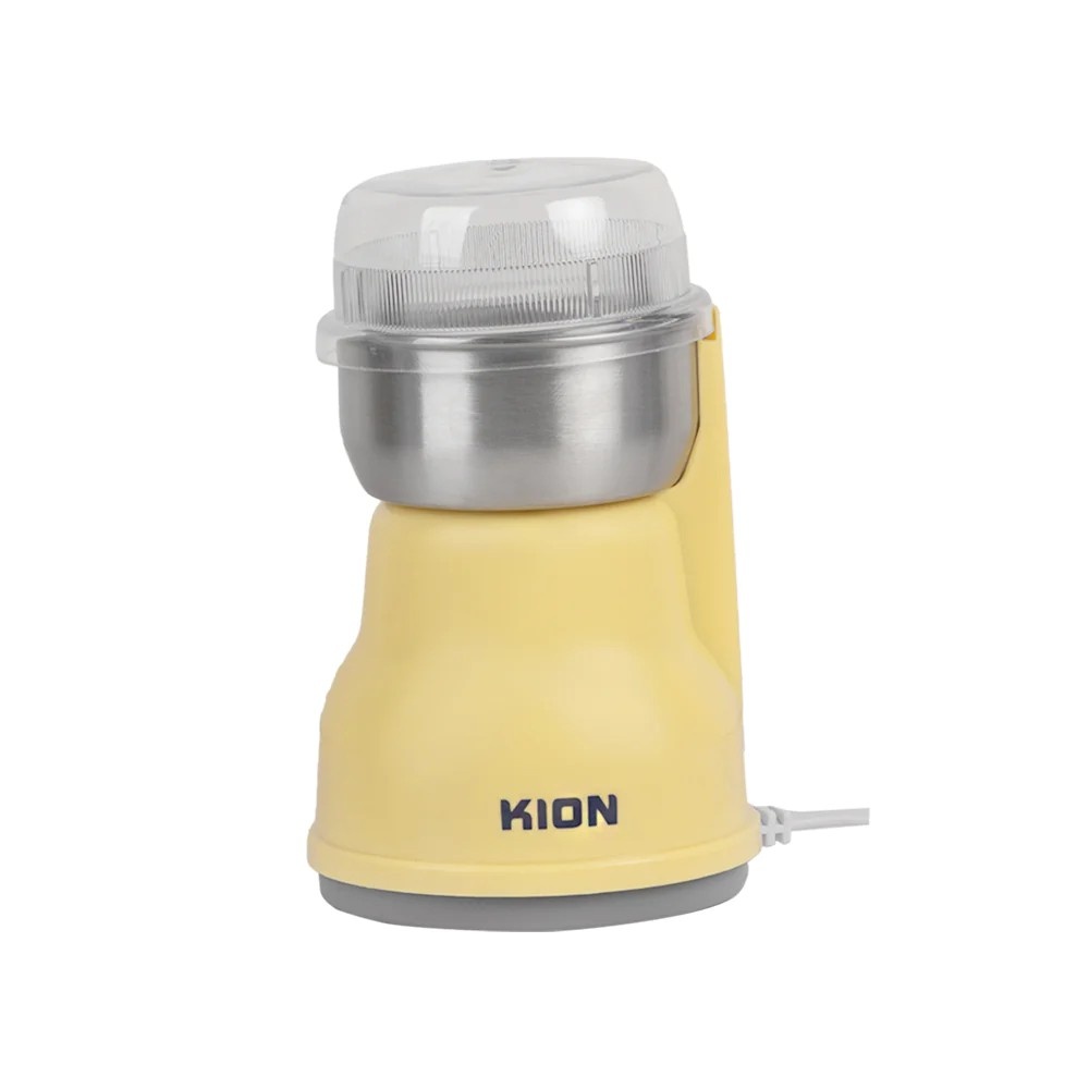 كيون مطحنة قهوة موديل سعة 60 جم وقوة 160 وات موديل KHR/5010 - أصفر