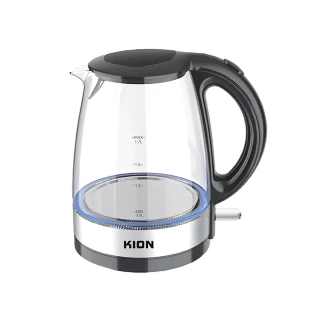 كيون غلاية كهربائية سعة 1.7 لتر  قوة 2200 وات موديل KHD/202 - فضي