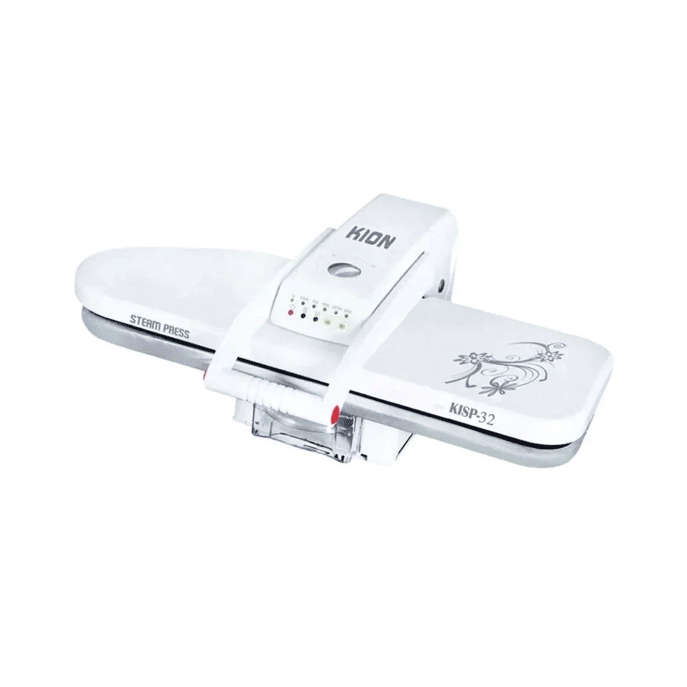 كيون مكواة بخار بقوة 1600 وات ومقاس 36 بوصة موديل KISP-36 - أبيض