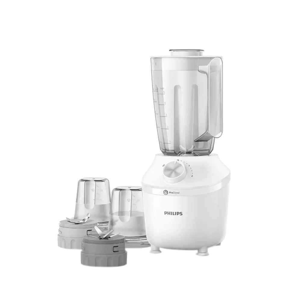 فيليبس خلاط كهربائي سعة 2 لتر قوة  600 وات موديل HR2191/30 -  أبيض