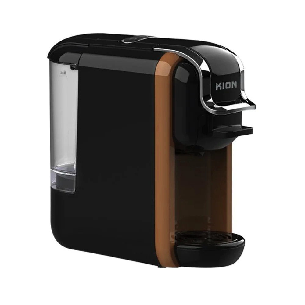 كيون ماكينة قهوة كبسولات بقوة 1450 وات وسعة 0.6 لتر موديل KHD/501M - بني