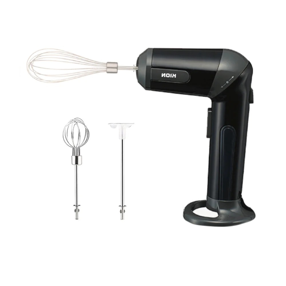 كيون خلاط يدوي لاسلكي بقوة 2200 مللي أمبير موديل JX-KHD/9215G - أسود