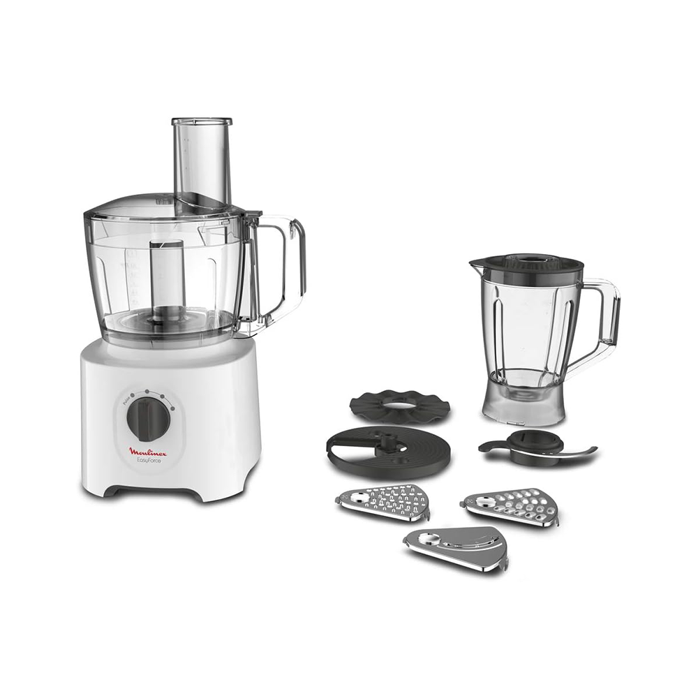 مولينكس محضرة طعام متعددة الوظائف بسعة 1.8 لتر وقوة 800 وات  موديل FP247127 - أبيض 