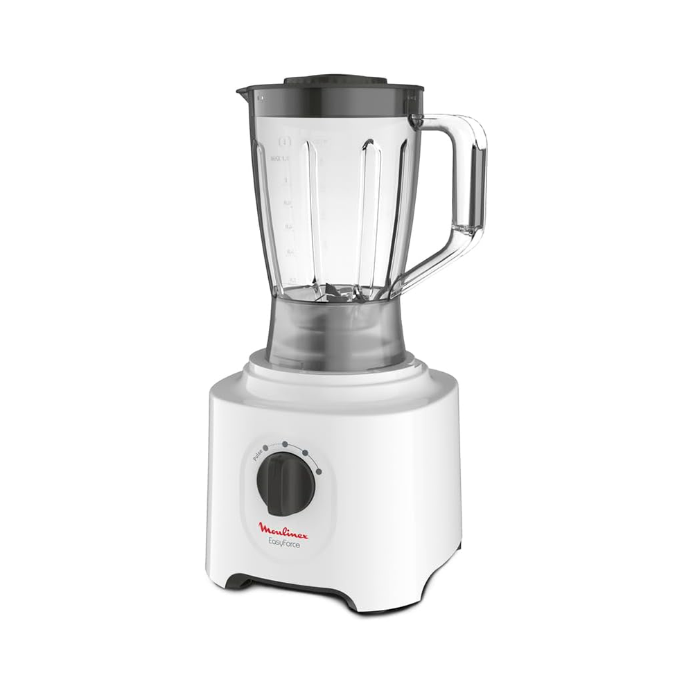 مولينكس خلاط بلنديو بلس بسعة 1.5 لتر وقوة 450 وات مع خاصية تكسير الثلج موديل LM2B3127 - أبيض 