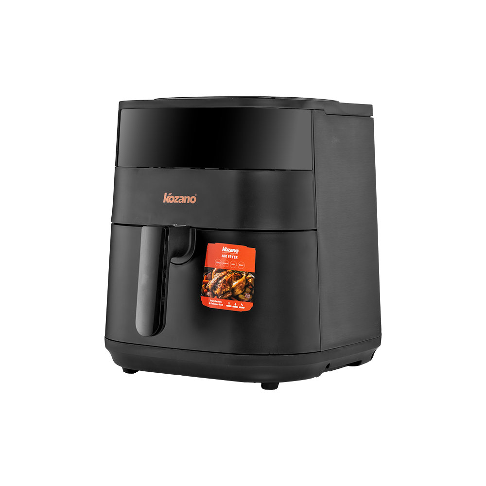 كوزانو قلاية هوائية كهربائية بسعة 8 لتر وقوة 2000 وات - أسود