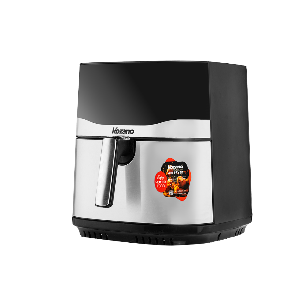 كوزانو قلاية هوائية بشاشة لمس بسعة 8 لتر وقوة 2200 وات موديل KF 820 - فضي