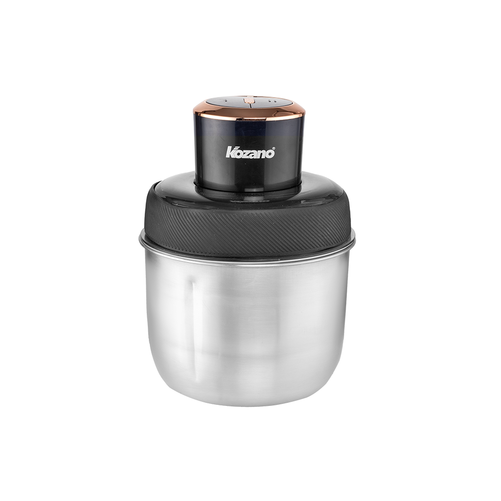 كوزانو فرامة طعام كهربائية بسعة 2.5 لتر وقوة 300 وات موديل KC76 - فضي