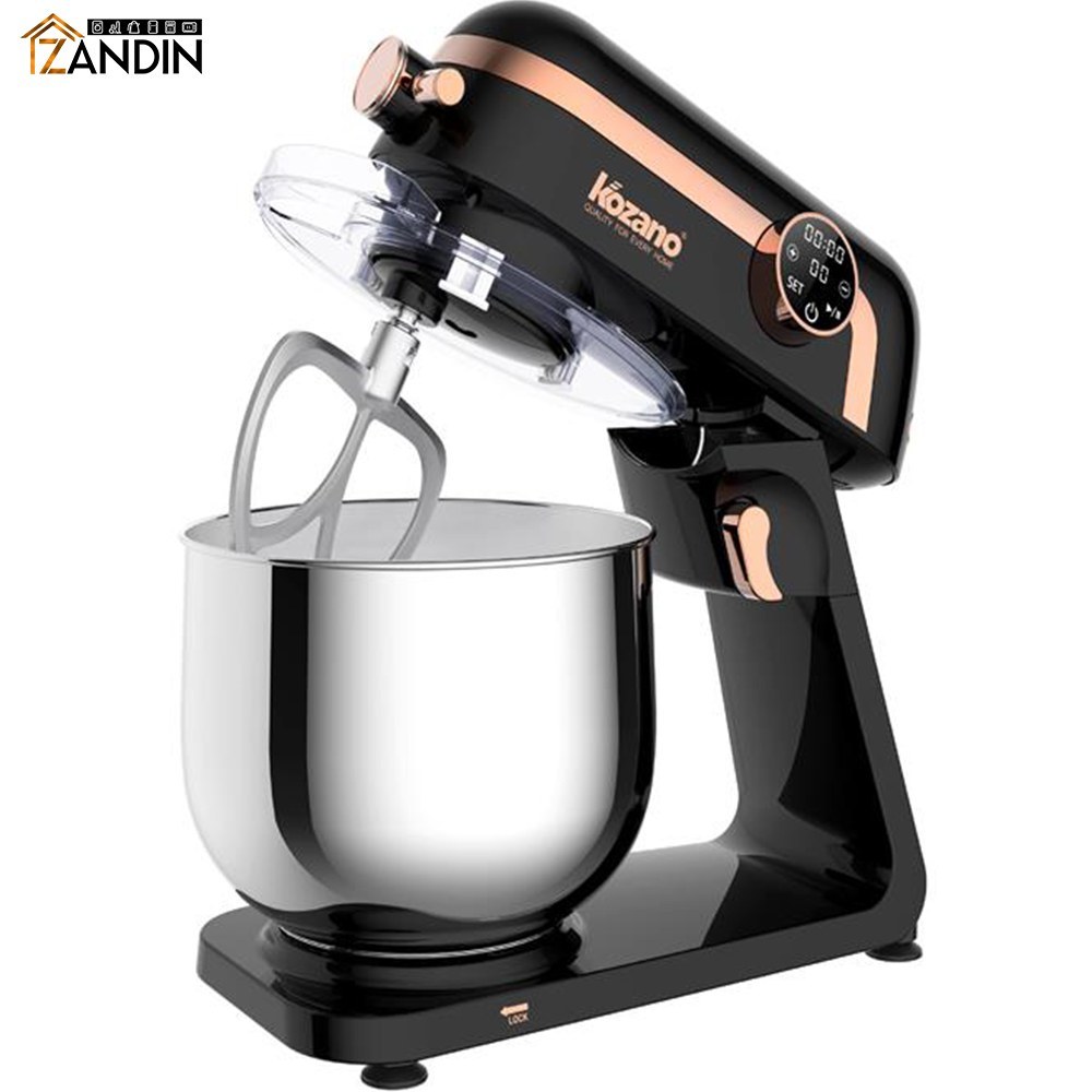 كوزانو عجانة كهربائية بقوة 200 وات 6 سرعات سعة 8 لتر موديل SM803 - أسود