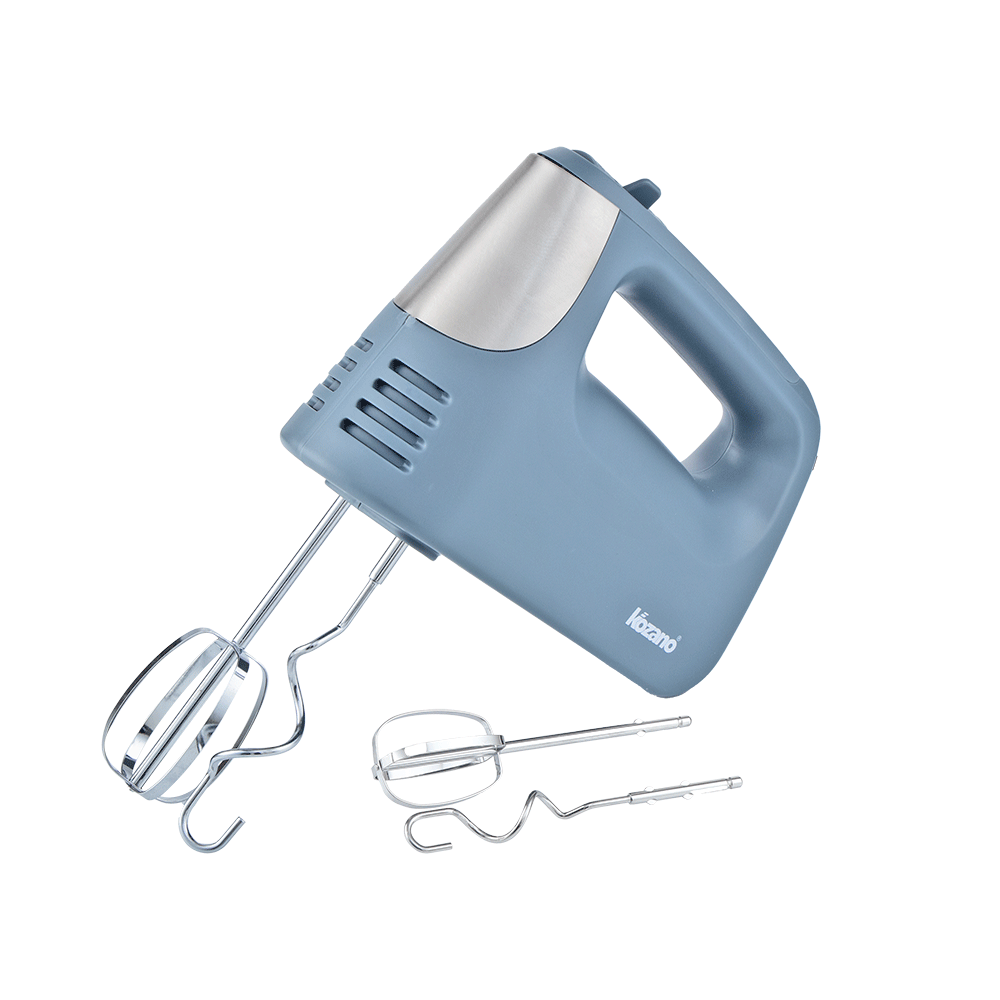 كوزانو خضاب كهربائي يدوي بخمس سرعات قوة 150 وات موديل HM218 - رمادي