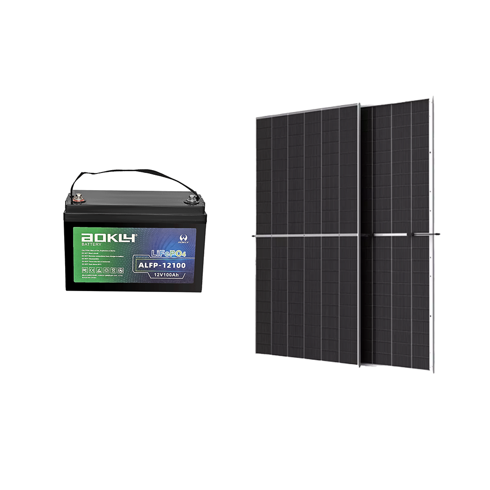 باكج تونغوي سولار لوح طاقة شمسية بقوة 710 واط مع أوكلي بطارية ليثيوم بقوة 100 أمبير