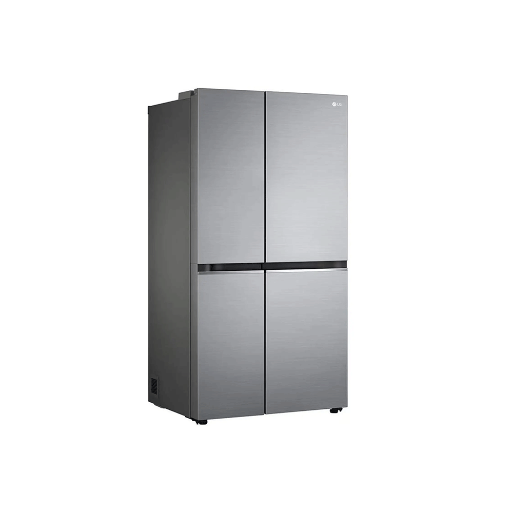 إل جي ثلاجة كهربائية ببابين متجاورين سعة 647 لتر قوة 315  وات موديل GR-B267SLWL - رمادي