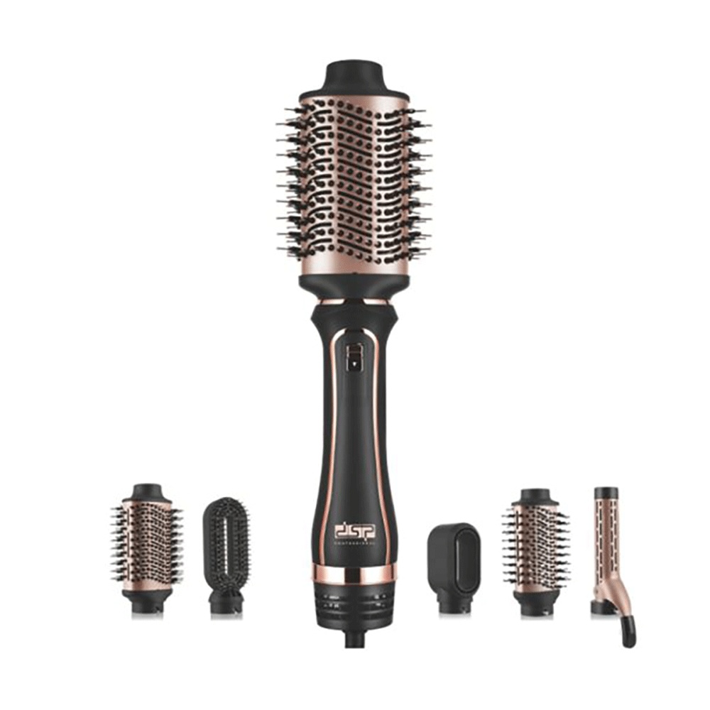 دي اس بي فرشاة تصفيف الشعر الدوارة 5 في 1 بقوة 1200 وات موديل 50141 - متعددة الألوان