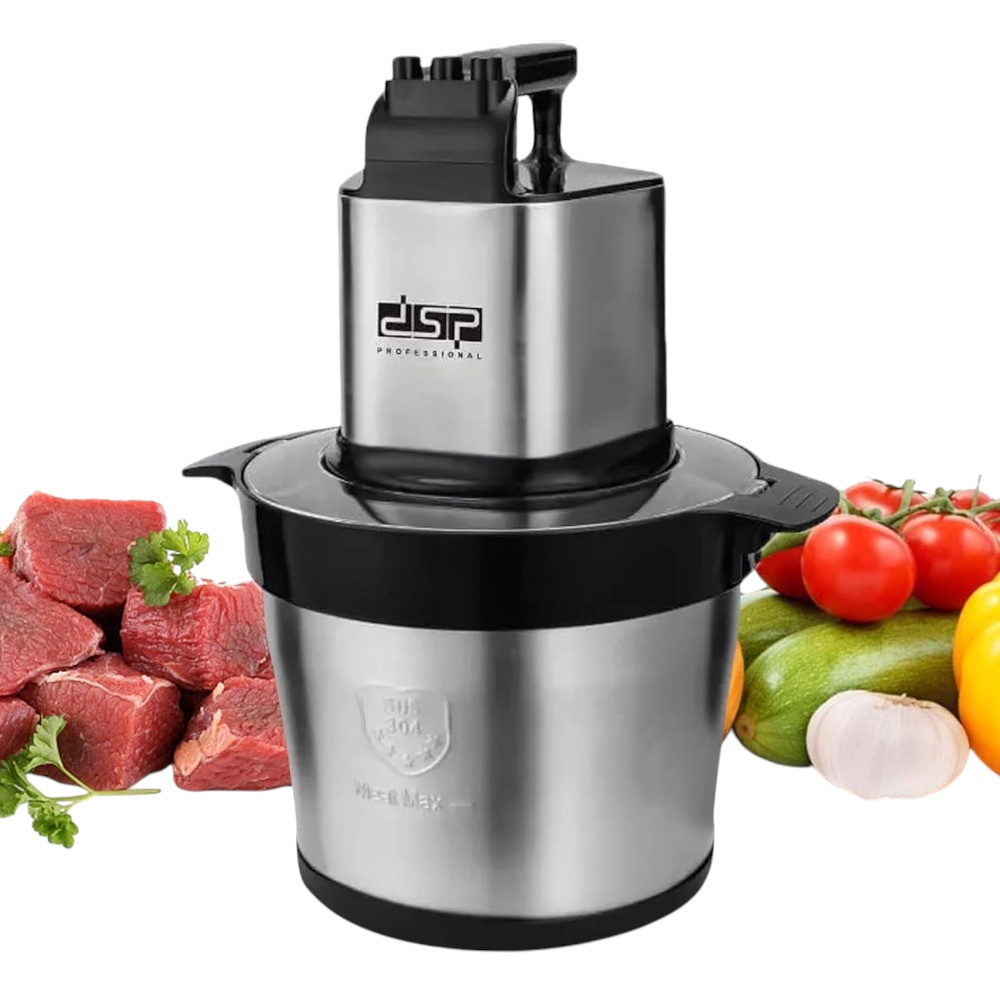 دي اس بي كبة كهربائية ستانلس ستيل بقوة 1200 واط وسعة 6 لتر  موديل KM4089 - فضي