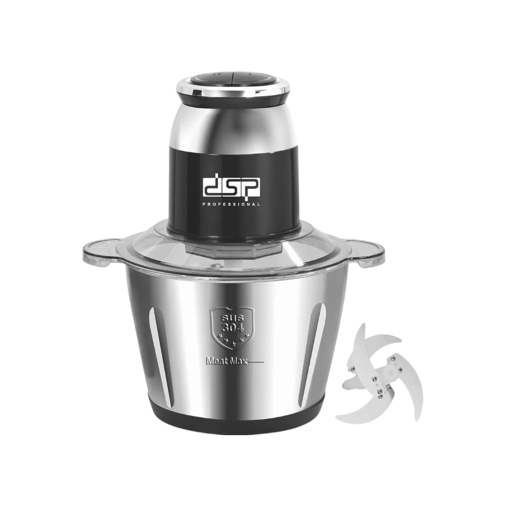 دي اس بي كبة كهربائية ستانلس ستيل بقوة 300 واط وسعة 3 لتر موديل KM4101   - فضي