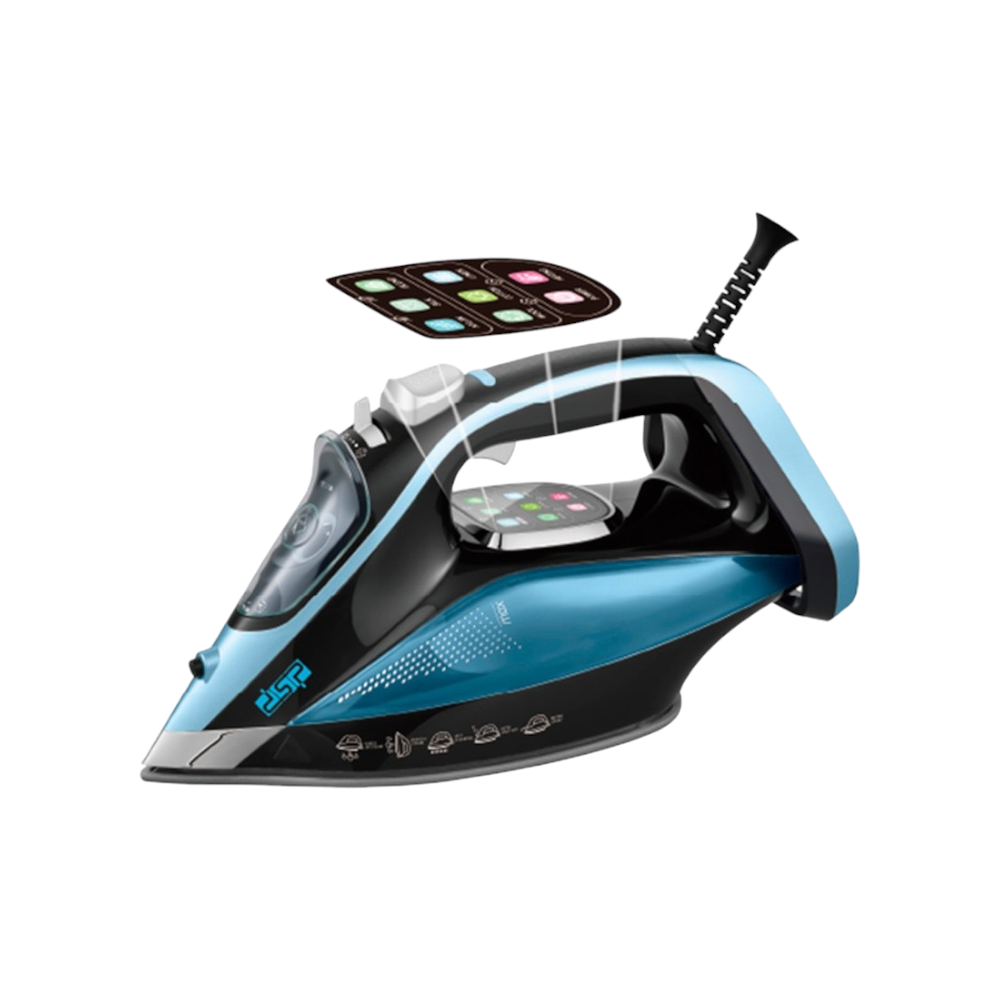 دي اس بي مكواة بخار مع تحكم باللمس موديل KD1364 - تركوازي