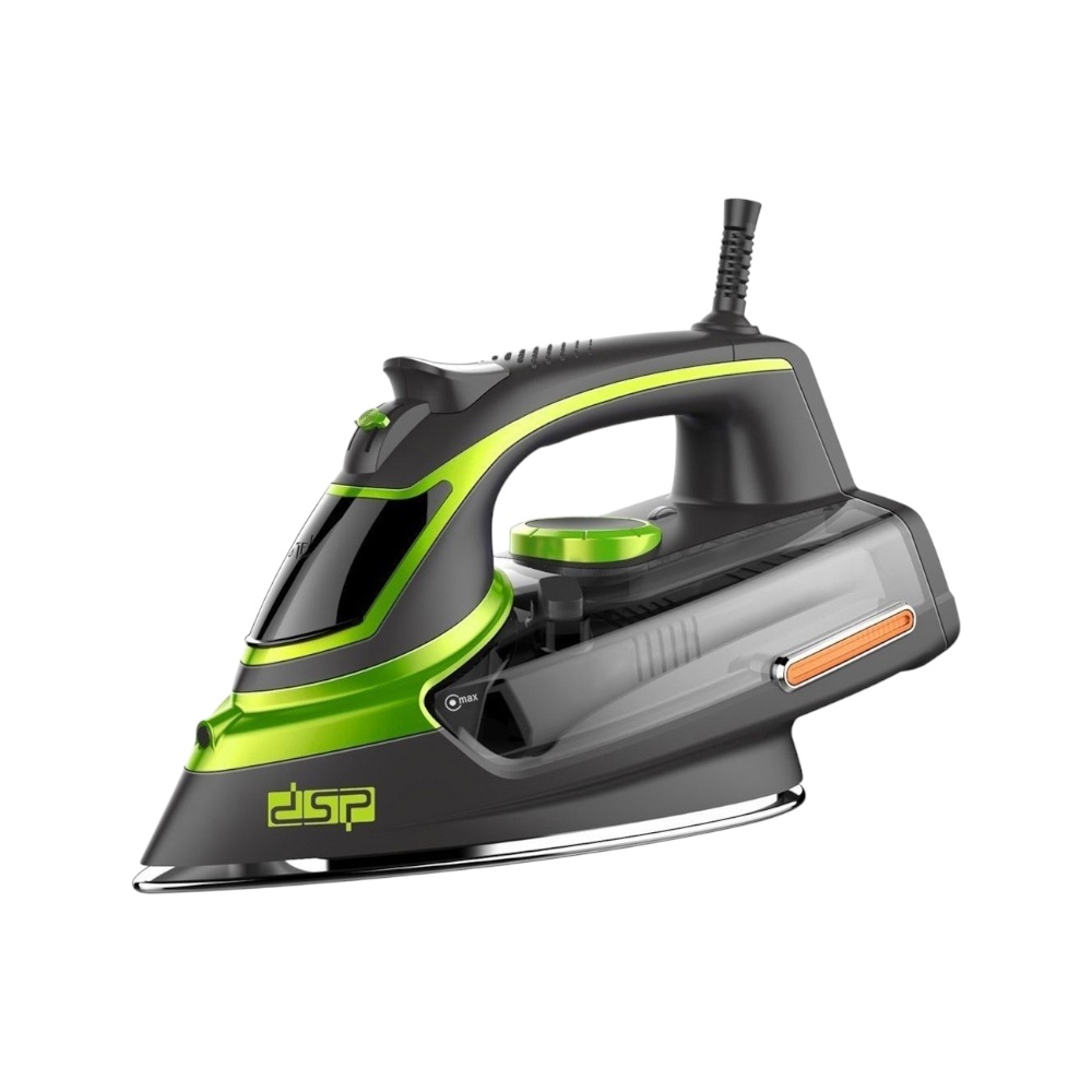 مكواة بخار قابلة للتعديل ذاتية التنظيف بطلاء سيراميكي قوة 2000 وات موديل KD1004 - متعددة الألوان