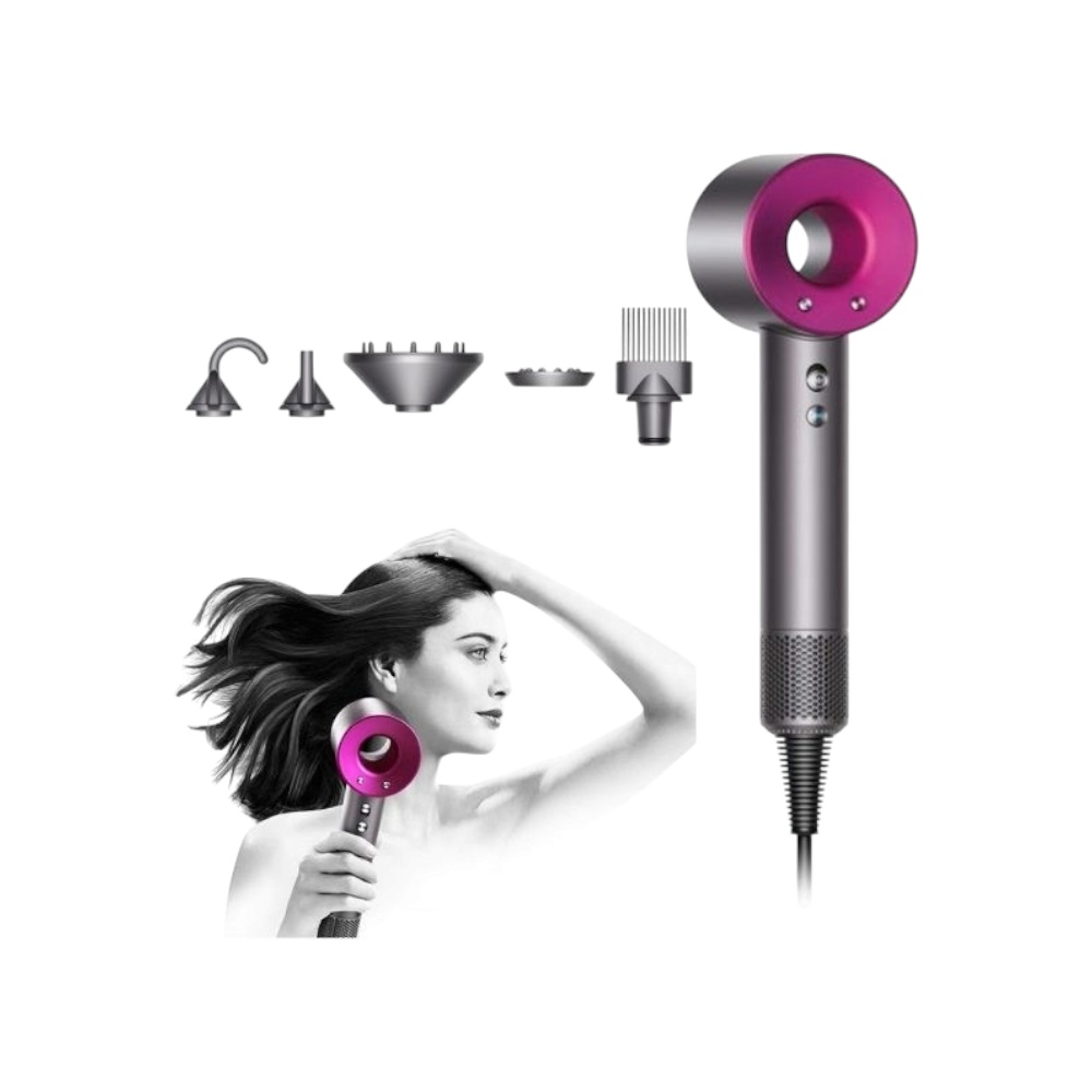 دي اس بي مجفف شعر سوبر سونيك بقوة 1600 وات موديل 30658 - متعددة الألوان