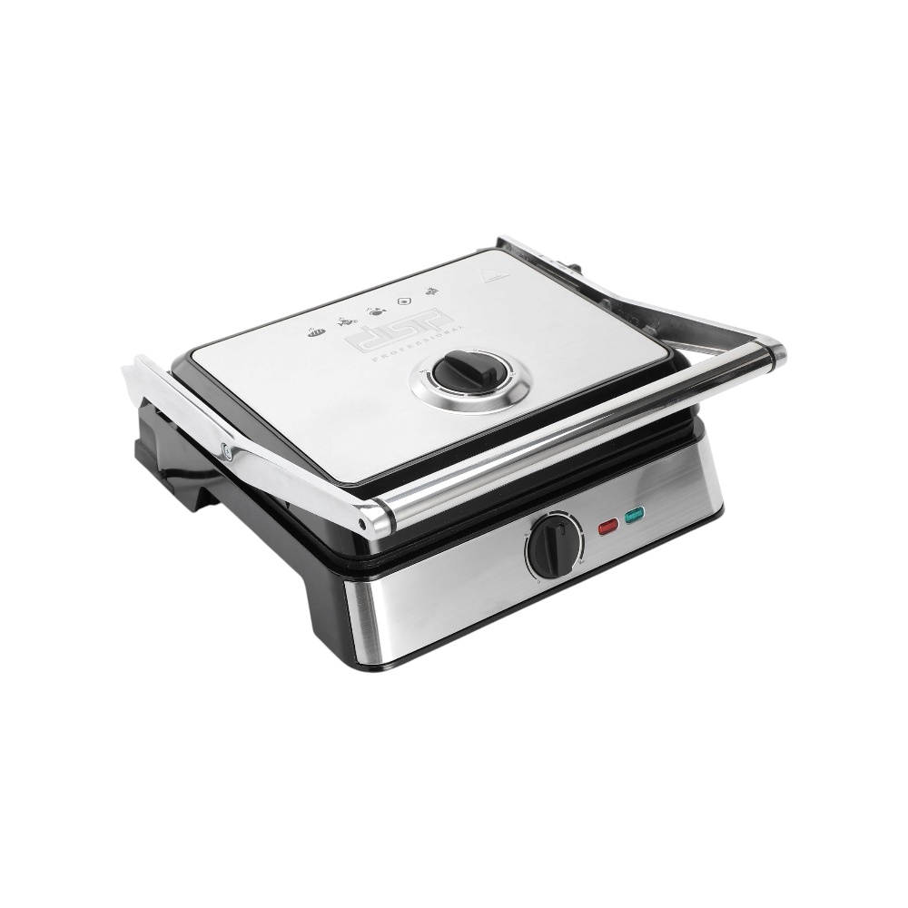 دي اس بي شواية كهربائية 2200 واط مع ألواح غير لاصقة وتحكم مستقل في درجة الحرارة موديل KB1110 - أسود