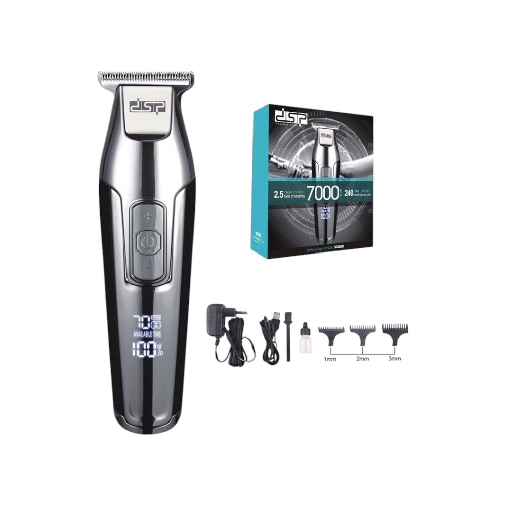 دي اس بي ماكينة حلاقة لاسلكية بقوة 5 وات موديل 90286 - فضي