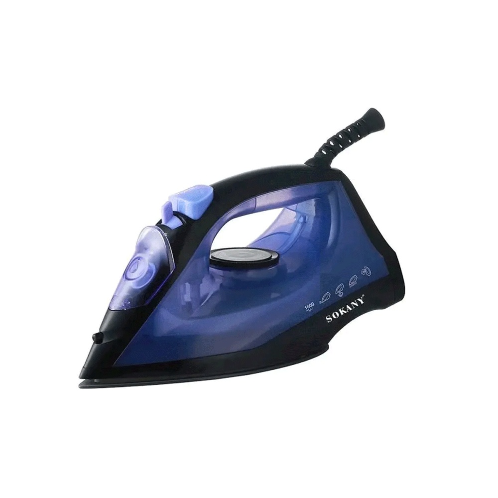سوكاني مكواة بخار بقوة 1600 وات وسعة 190 مل موديل SK-11004 - أزرق