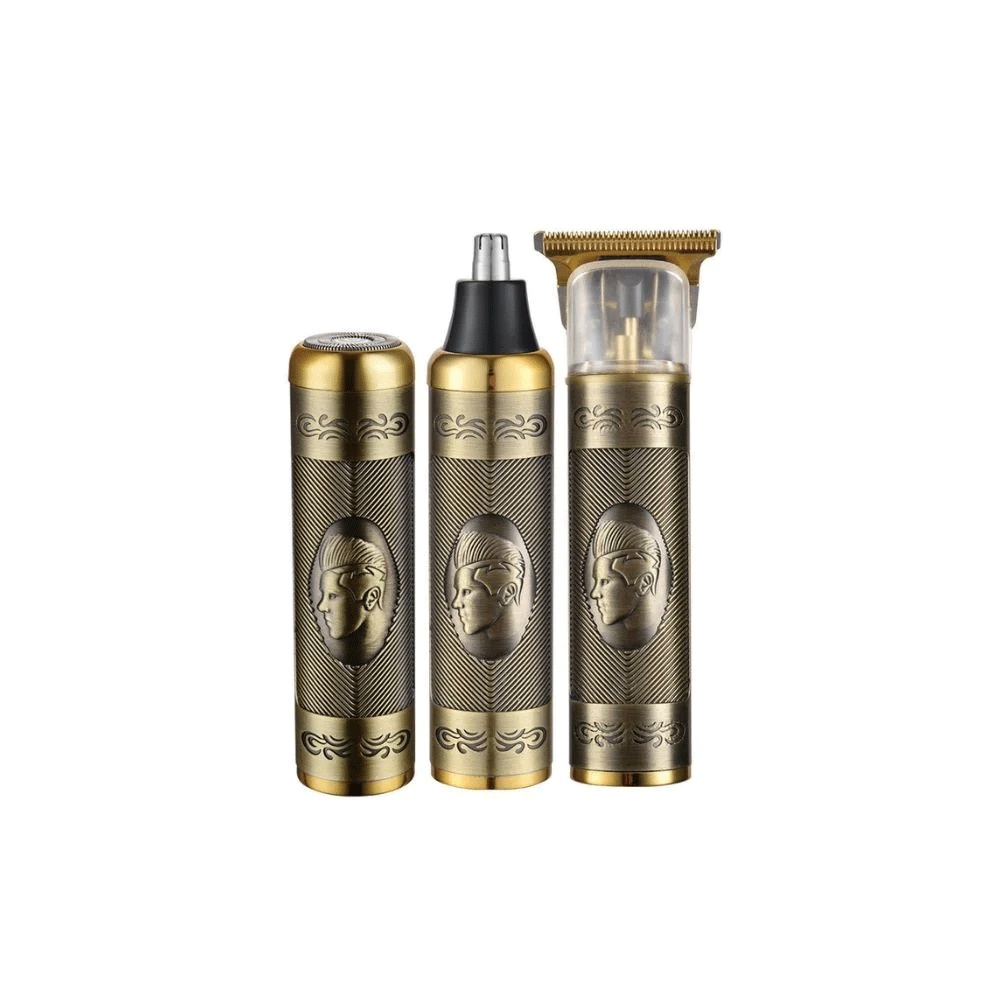 سوكاني ماكينة حلاقة كهربائية 3 في 1 لاسلكية قابلة للشحن موديل SK-16030 - ذهبي
