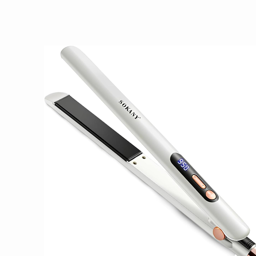 سوكاني مكواة فرد الشعر بتقنية السيراميك النحاسي قوة 45 وات موديل SK-1928 - متعدد الألوان