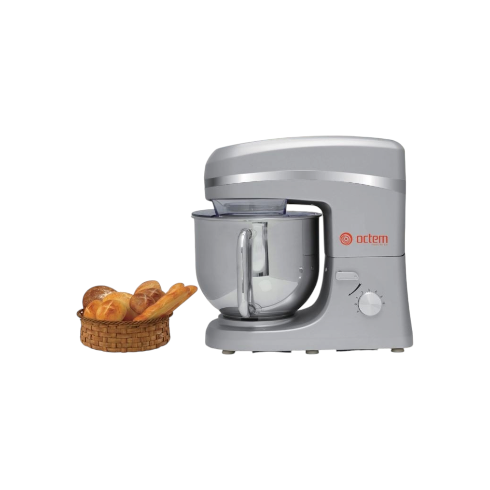 اوكتم عجانة سعة 6.5 لتر وقوة 1300 وات موديل SM-983-6.5 - فضي