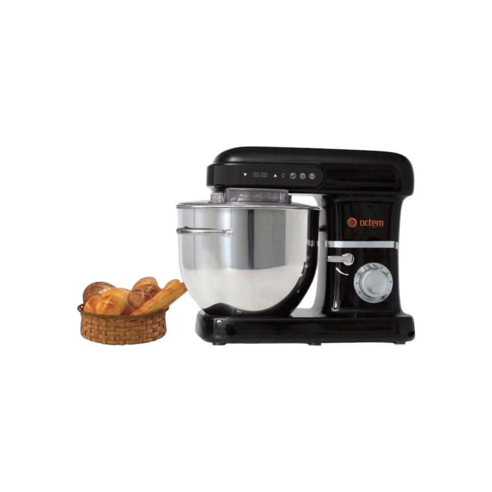 اوكتم عجانة بسعة 10 لتر وقوة 1500 واط موديل SM-A02 - أسود