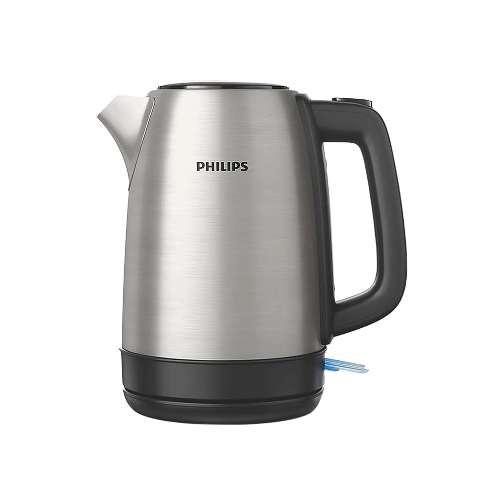 فيليبس غلاية ماء كهربائية بسعة 1.7 لتر و قوة 2200 وات موديل HD9350/92- فضي