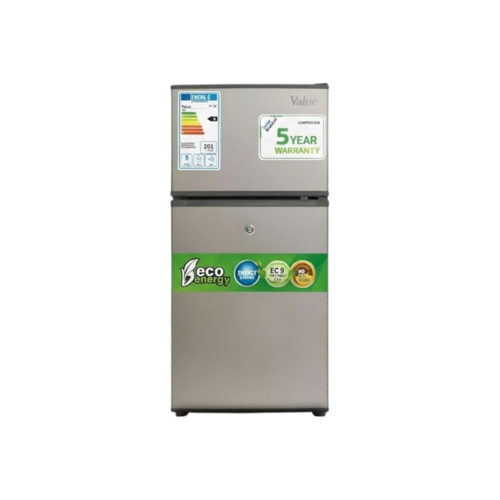 ثلاجة فاليو بابين بقوة 40 واط وسعة 91 لتر موديل VL91 - رمادي تيتانيوم