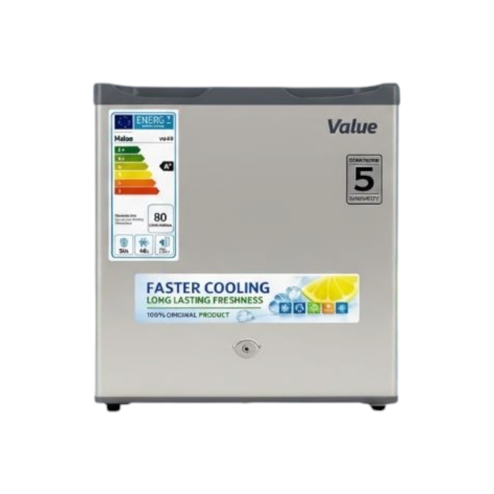  ثلاجة فاليو باب واحد سعة 50 لتر وقوة 36 وات موديل VL50- رمادي تيتانيوم