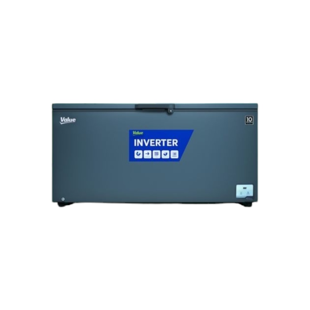 فريزر فاليو باب سمارت انفرتر كهرباء بدون اقلاع سعة 550 لتر وقوة 250 وات موديل VL550 - أسود