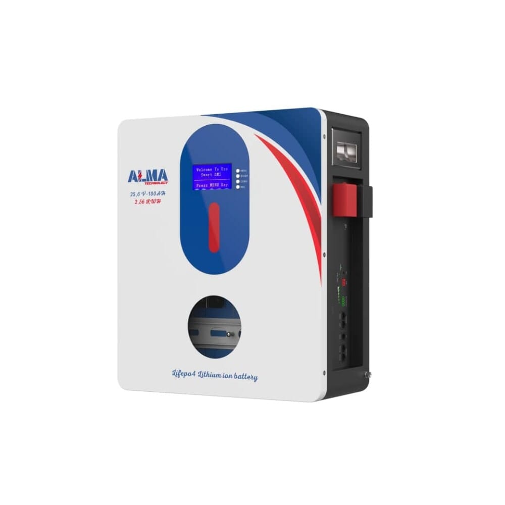 بطاريات ليثيوم الما بقدرة 2.5 كيلو 100 امبير نظام 24 فولت