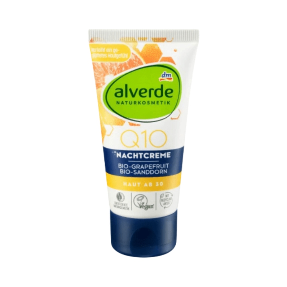 ألفيردي ناتوركوزميتِك - كريم ليلي Q10 - للعناية بالبشرة ومكافحة التجاعيد - 50 مل