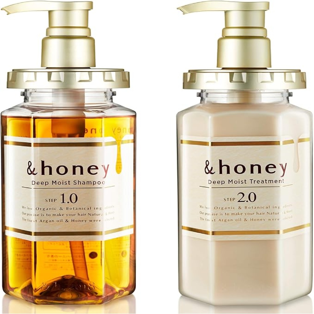 جموعة شامبو وبلسم اند هوني للعناية ب وفروة الراس للتنظيف والترطيب المكثف