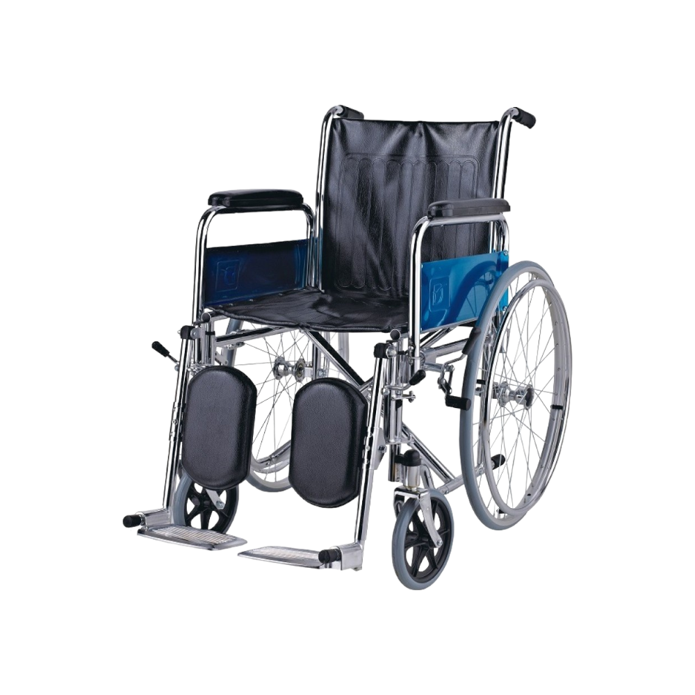 كرسي متحرك يدوي لذوي الاحتياجات الخاصه - اسود
