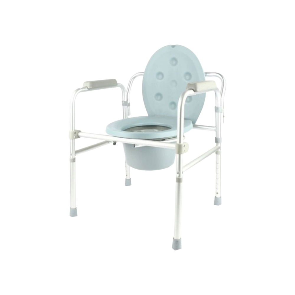 كرسي حمام استيل بدون عجل لذوي الاحتياجات الخاصه - سماوي