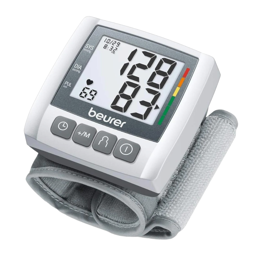 بيورير جهاز قياس ضغط إلكتروني موديل BC30 معصمي - رمادي