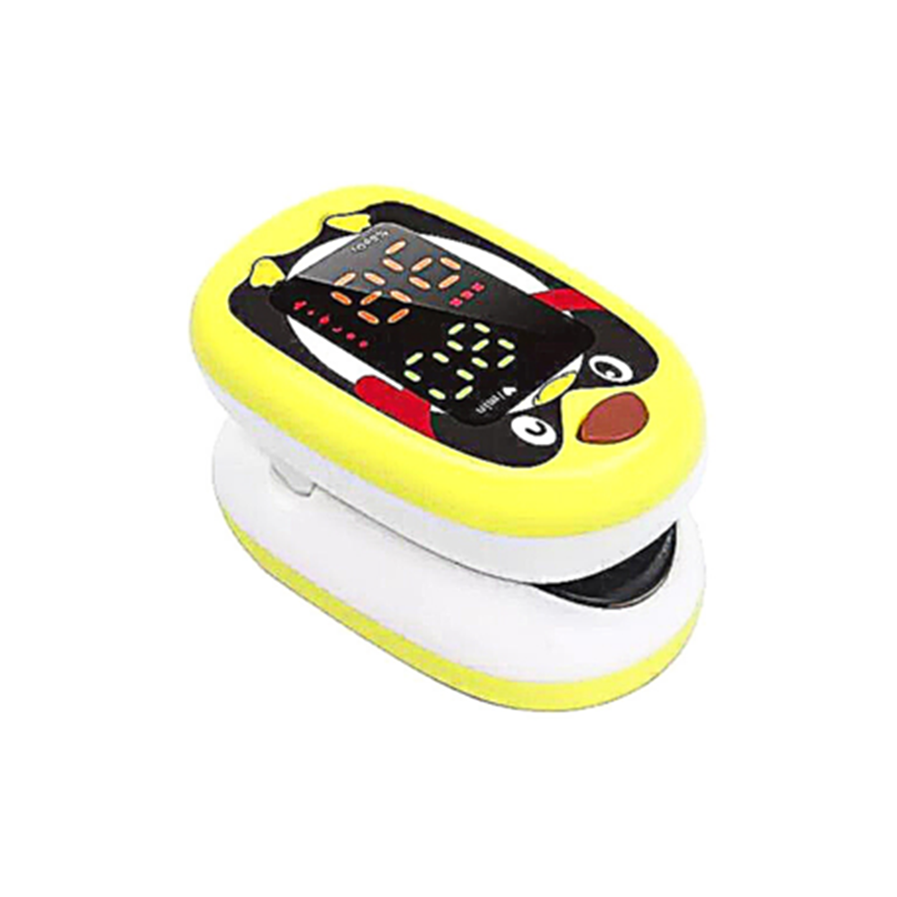 اكسياو أوكسيمتر رقمي لقياس النبض ومستوى الأوكسجين للأطفال قابل لإعادة الشحن موديل S0811ET - متعدد الألوان