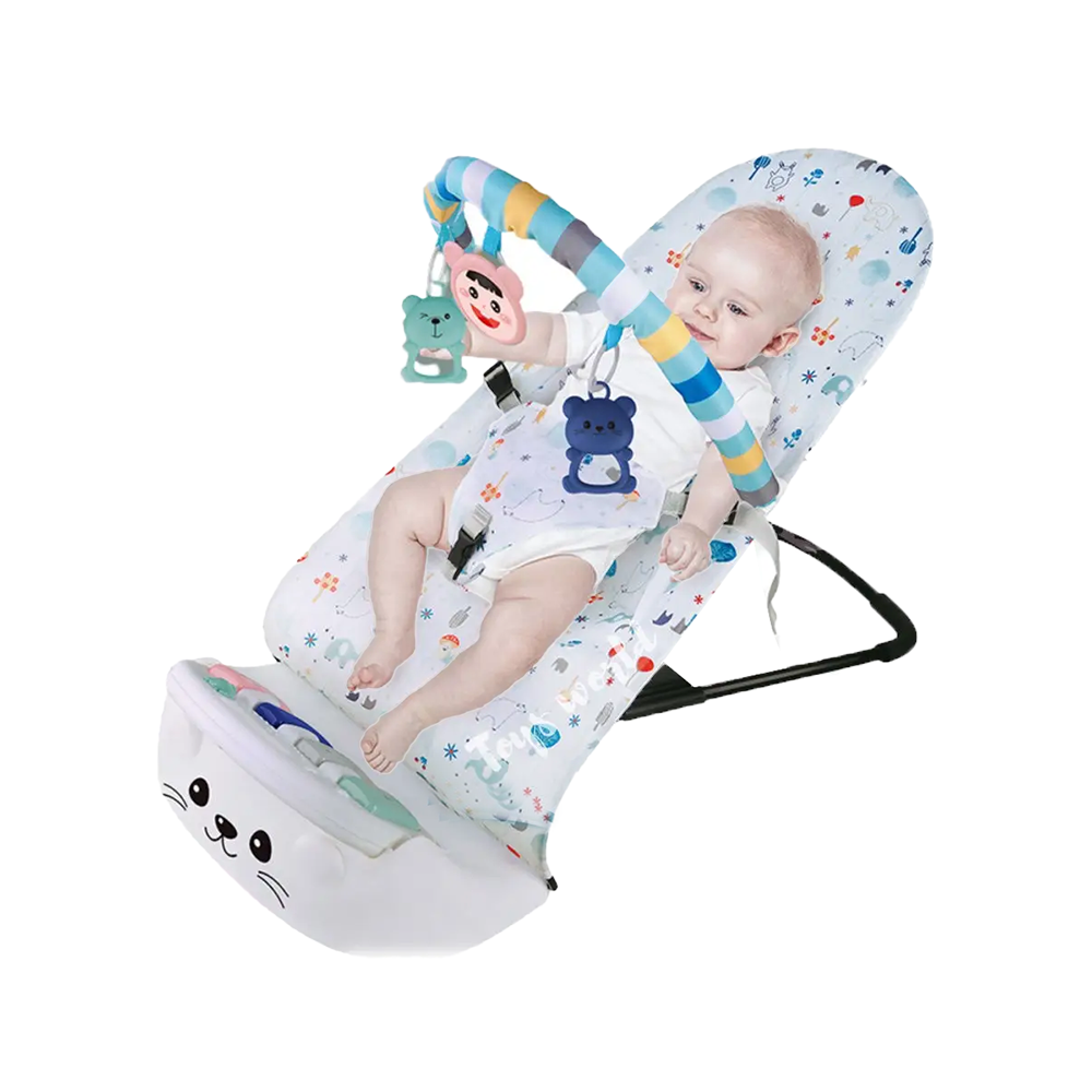 كرسي البيانو متعدد الإستخدام للأطفال - رمادي