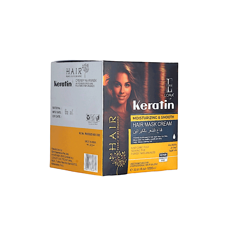 لورا قناع الشعر المغذي بالكيراتين  - 1000 جم