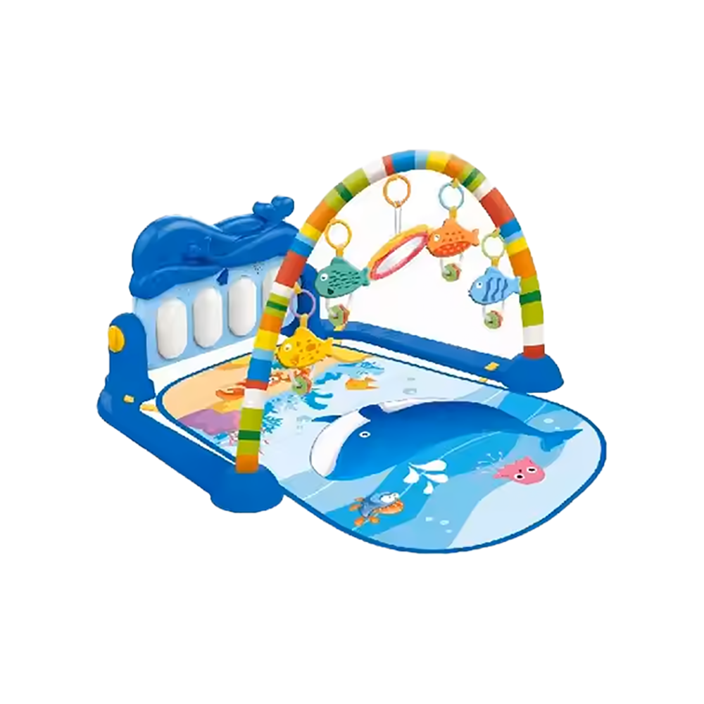 حصيرة ألعاب رياضية بيانو دولفين للأطفال - متعددة الألوان