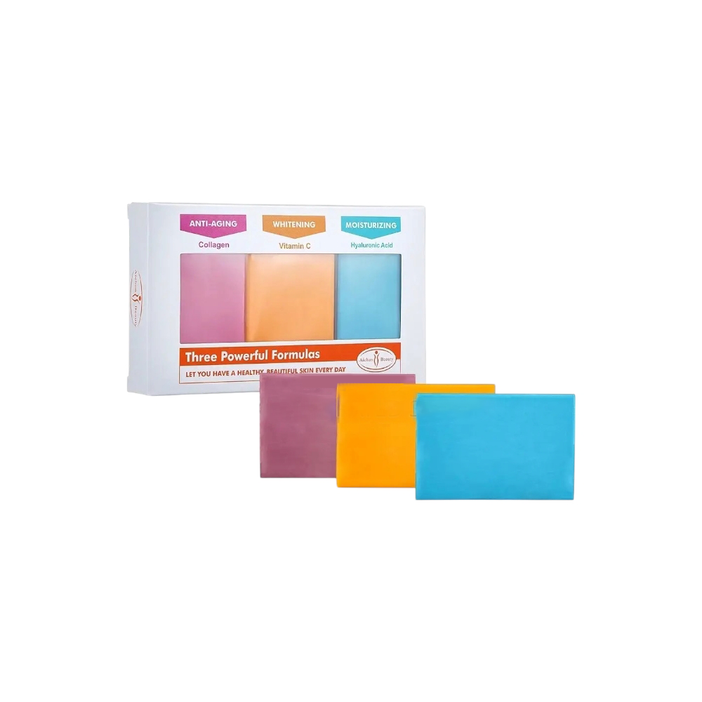 آيشون بيوتي صابون بثلاث تركيبات فعالة للعناية بالبشرة 65 جم - 3 قطع