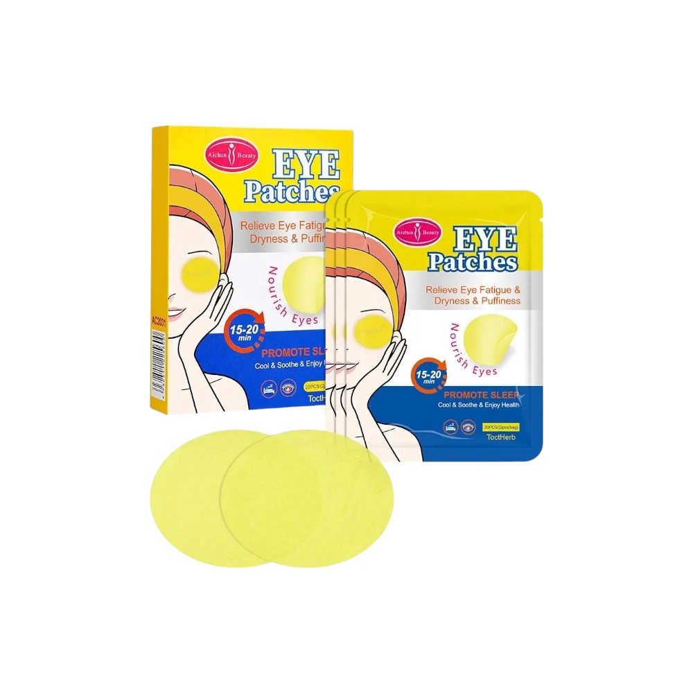 آيشون بيوتي كمادات للعينين لتغذية البشرة وترطيبها - 20 قطعة