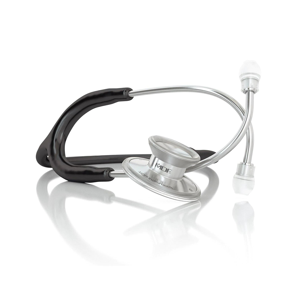 ام دي اف سماعة طبية أكوستيكا للطلاب - أسود