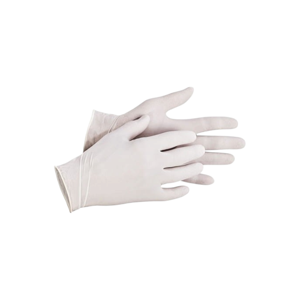قفازات لاتكس طبية بيروغلوف - 50  قطعة