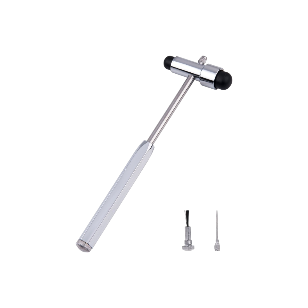 مطرقة باک لتقييم ردود الفعل العصبية شكل حرف تي - فضي