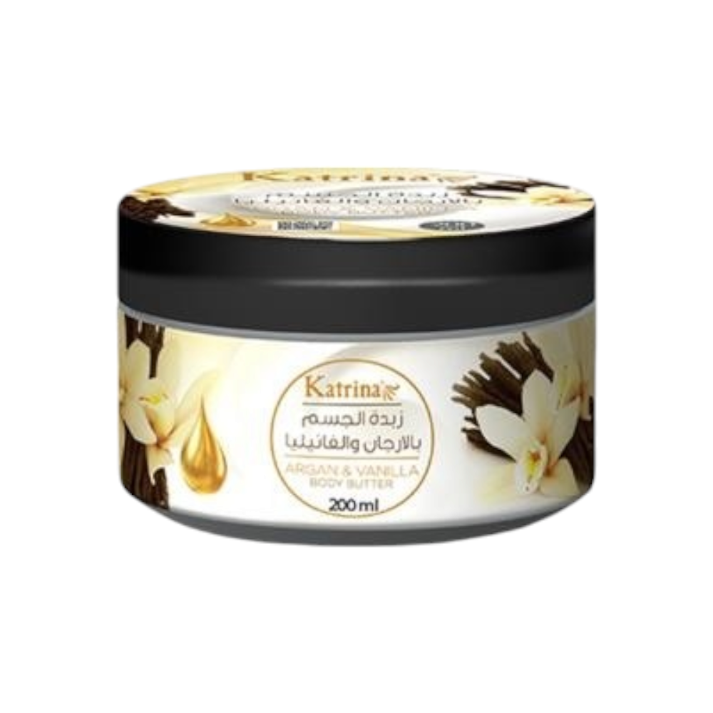 كاترينا زبدة الجسم بزيت الأرجان والفانيليا - 200 مل
